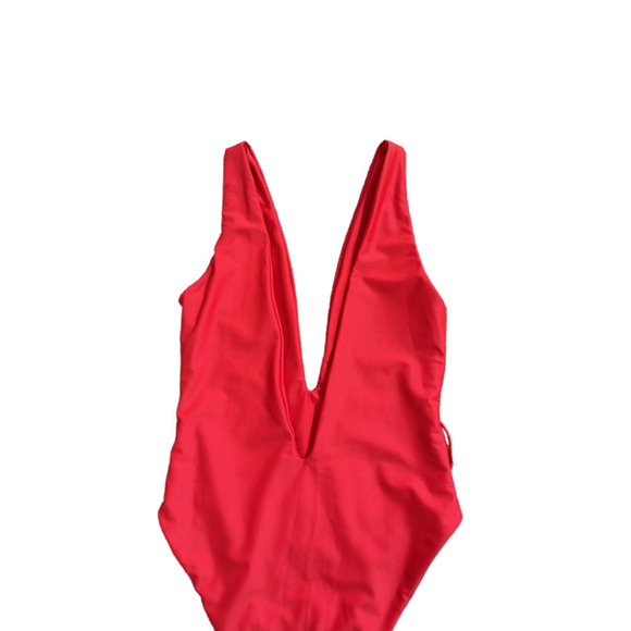TULAROSA‎ CLAUDIA ONE PIECE SWIMSUIT SIZE XS RED - Picture 6 of 7
